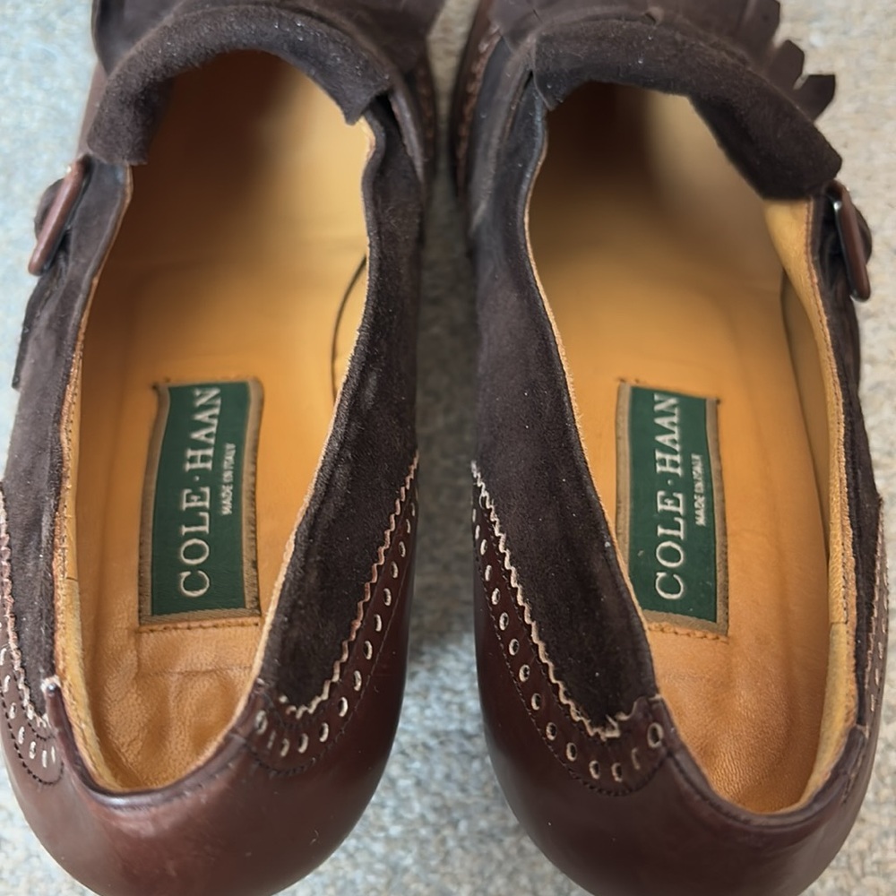 Gorgeous Cole Haan two tone suede/leather heeled dress shoe! - Picture 9 of 9